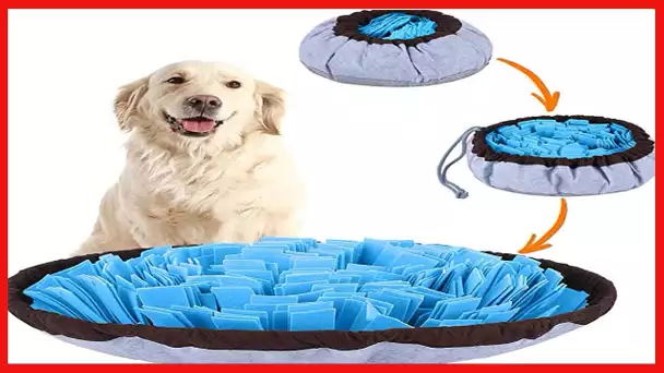 PET ARENA Adjustable Snuffle mat for Dogs, Dog Puzzle Toys, Enrichment Pet Foraging mat for Smell
