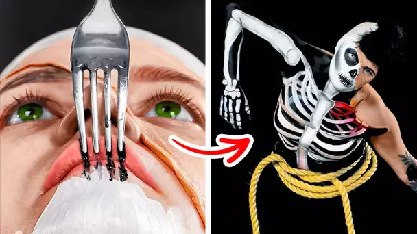 IDÉES DE MAQUILLAGE ET DE COSTUMES EFFRAYANTS POUR HALLOWEEN