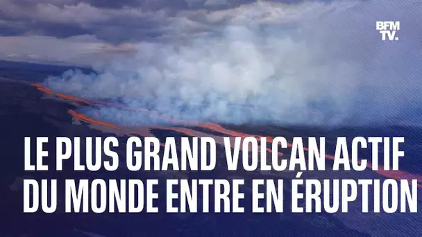 À Hawaï, le plus grand volcan actif du monde entre en éruption pour la première fois depuis 40 ans