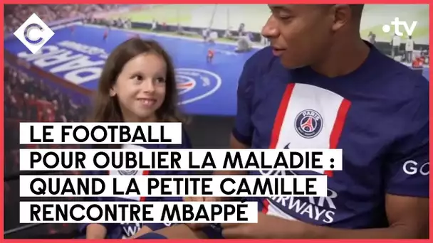 Le défi fou de Camille pour rencontrer Mbappé - La Story de Mohamed Bouhafsi - C à vous - 29/08/2022