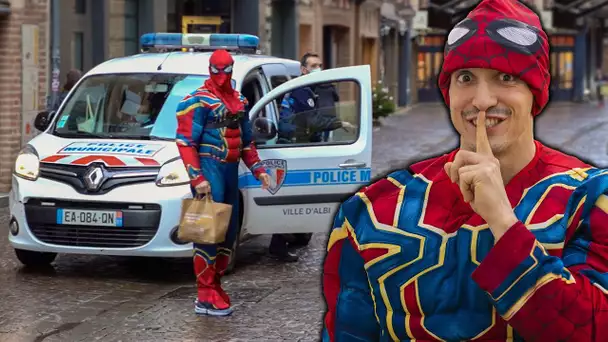 SPIDERMAN PRANK ARRÊTÉ PAR LA POLICE !