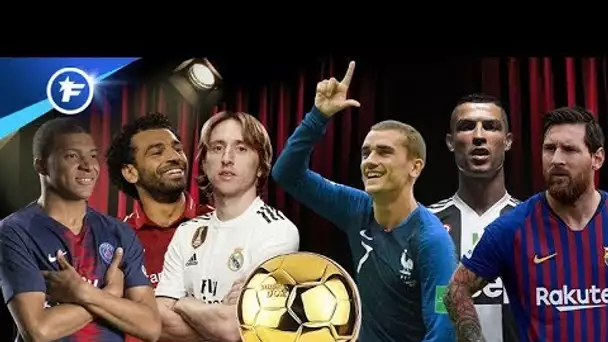 Les 30 nommés pour le Ballon d'Or 2018 !