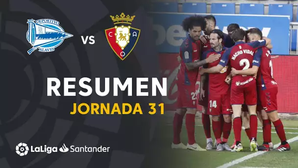 Resumen de Deportivo Alavés vs CA Osasuna (0-1)