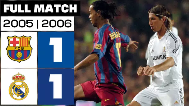 FC Barcelona 1-1 Real Madrid | PARTIDO COMPLETO | LALIGA EA SPORTS 2005/06