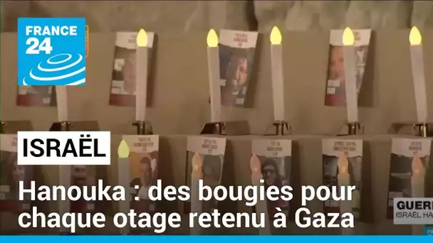 Célébrations de Hanouka : des bougies pour chaque otage retenus à Gaza • FRANCE 24