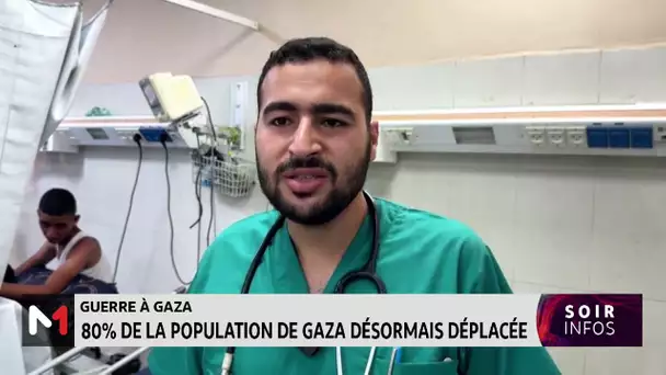 Guerre à Gaza : 80% de la population de Gaza désormais déplacée