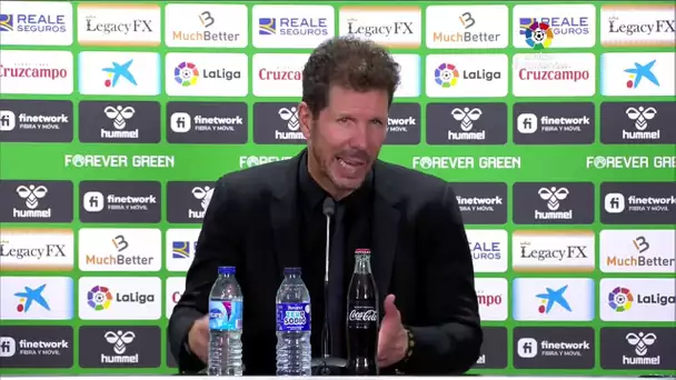 Rueda de prensa Real Betis vs Atlético de Madrid