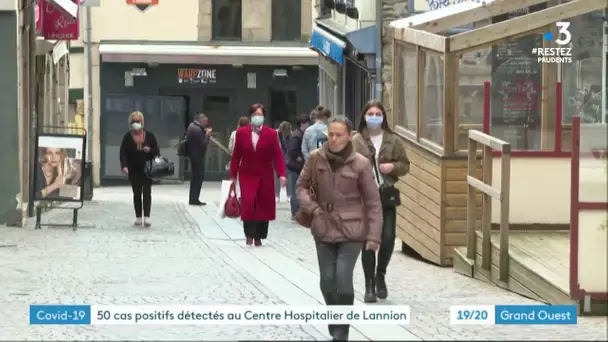 50 cas de Covid19 détectés à l'hôpital de Lannion. Réactions en ville.
