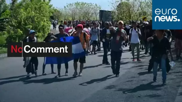 Une nouvelle caravane de migrants en mouvement depuis le Honduras