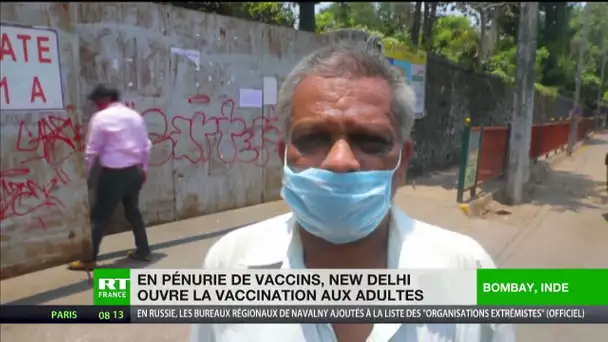 Inde : record de contaminations au Covid et pénurie de vaccins