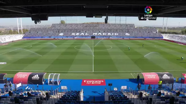 Calentamiento Real Madrid vs SD Huesca