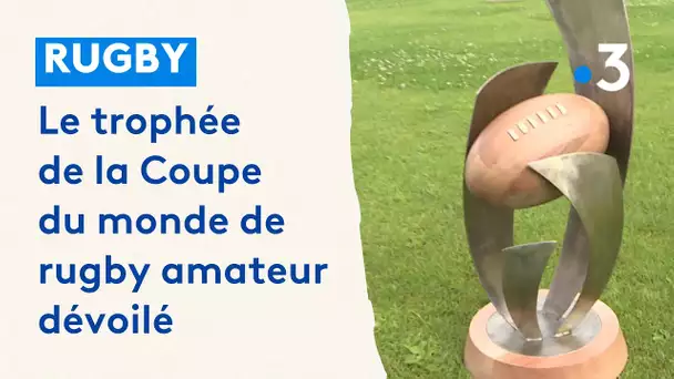 Le trophée de la Coupe du monde de rugby amateur dévoilé (04)