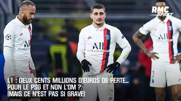 Ligue 1 : Deux cents de millions de perte... pour le PSG et non l'OM ? (mais ce n'est pas si grave)