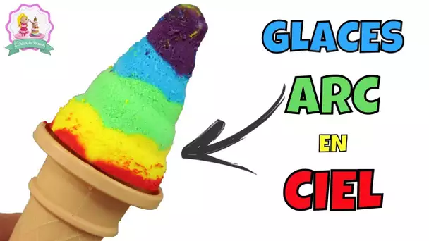 ♡• RECETTE GLACES ARC EN CIEL | FACILE ET RAPIDE •♡