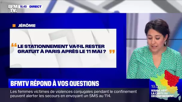 Le stationnement va-t-il rester gratuit à Paris après le 11 mai? BFMTV répond à vos questions