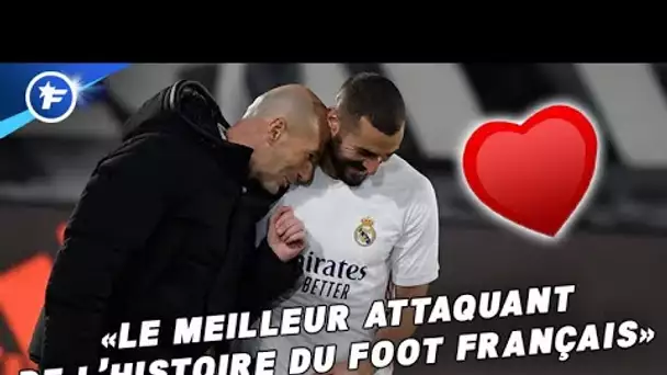Zidane proclame Benzema "meilleur attaquant de l'Histoire du foot français" | Revue de presse