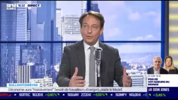 Bullshitomètre ⛔ : "La peur est mauvaise conseillère en Bourse" Faux❌ répond Aymeric Diday