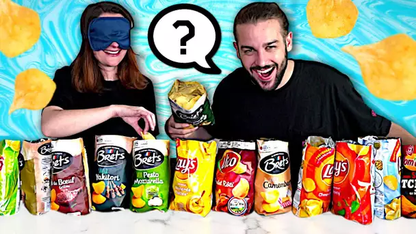 CHIPS CHALLENGE ! ON DOIT DEVINER LE GOUT DES CHIPS !