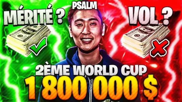 🔥 PSALM 2èm World Cup = 1.8 millions $ : MÉRITÉ OU VOL selon vous? Sa Stratégie Secrète !