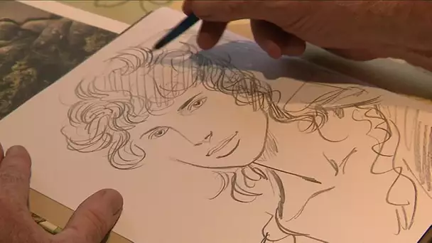 Jean-Claude Servais, monument de la BD belge, dessine la forêt vosgienne