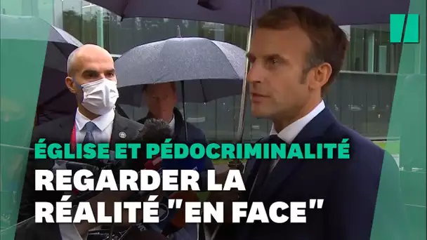 Pédocriminalité: Macron salue "l'esprit de responsabilité" de l'Église après le rapport Sauvé