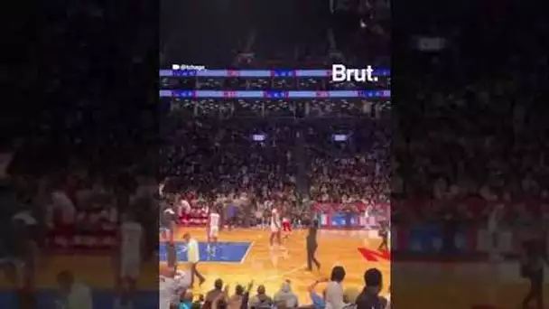 Kylian Mbappé ovationné lors d’un match de NBA