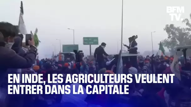 Inde: deuxième jour d'affrontements entre la police et les agriculteurs en colère