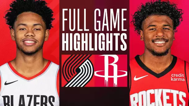 TRAIL BLAZERS at ROCKETS | FULL GAME HIGHLIGHTS | January 24, 2024