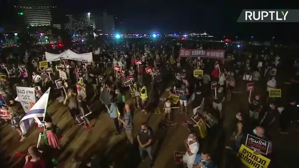 Israël : des milliers de manifestants contestent la gestion du Covid-19