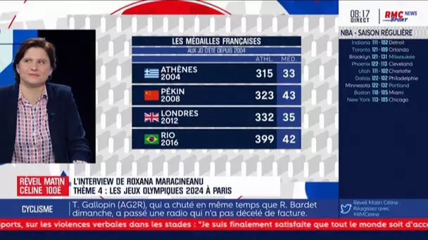 Maracineanu-JO 2024 : 'Créer les conditions pour que les athlètes réussissent'