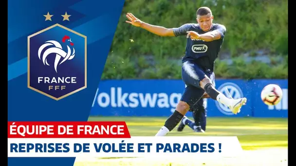 Volées et parades à Clairefontaine, Equipe de France I FFF 2019