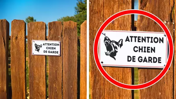 Enlève Ce Panneau “Attention Au Chien” Pour Éviter Les Cambriolages