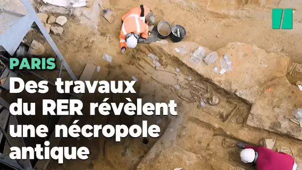 À Paris, une nécropole de l’Antiquité découverte sur un chantier du RER