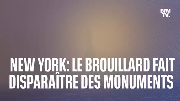 À New York, les monuments disparaissent à cause de la fumée causée par les incendies au Québec
