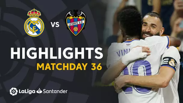 Resumen de Real Madrid vs Levante UD (6-0)