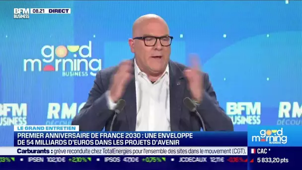 Bruno Bonnell (France 2030) : Un investissement de 54 milliards d'euros dans les projets d'avenir