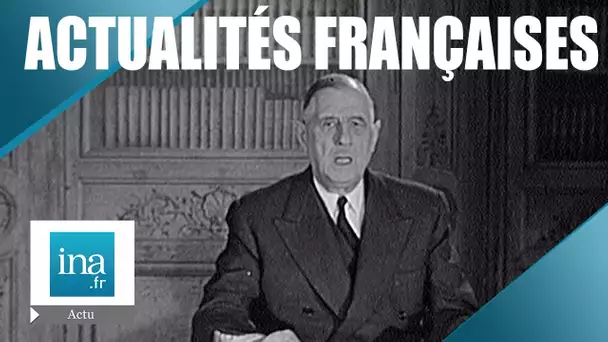 Les Actualités Françaises du 21 mars 1962 : La fin de la conférence d'Evian | Archive INA