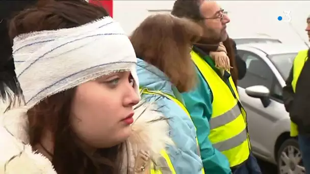 Gilets jaunes à Limoges le 12 janvier 2019