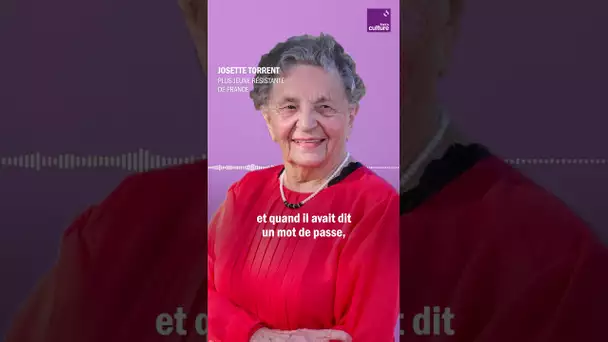 Josette Torrent raconte comment elle est devenue la plus jeune résistante de France en 1940.