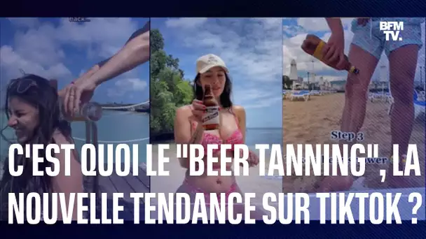 C'est quoi le "beer tanning", cette nouvelle pratique de bronzage sur TikTok?