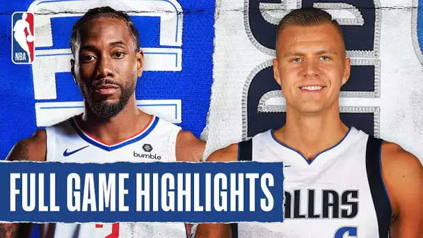 CLIPPERS at MAVERICKS FULL GAME HIGHLIGHTS | August 6, 2020