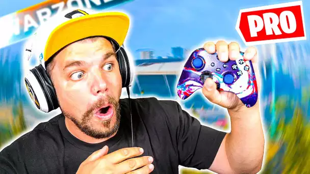 JE TESTE une NOUVELLE MANETTE de PRO sur WARZONE !!