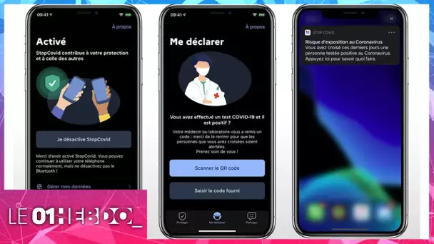 01Hebdo #269 : On a testé la nouvelle appli StopCovid en avant-première