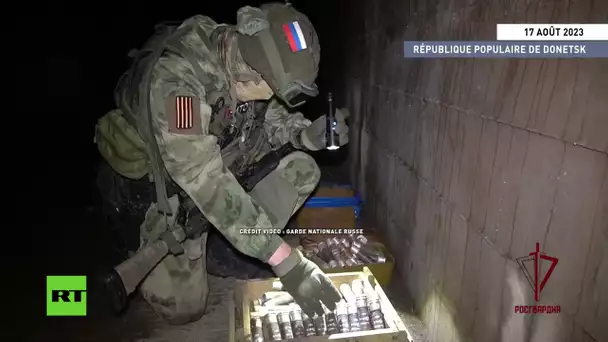 Donbass : découverte d'un dépôt de munitions ennemies en RPD