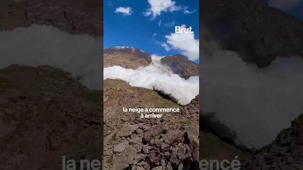 POV : tu te fais ensevelir par une avalanche 😱