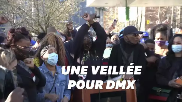 Pour le rappeur DMX, sa famille lève le poing devant l’hôpital