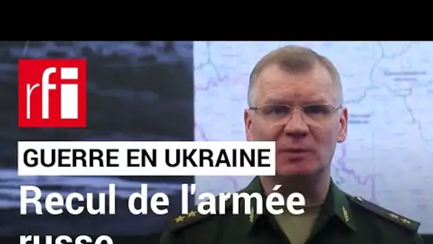 Guerre en Ukraine : des cartes diffusées par l’armée russe confirment son recul à Kherson • RFI