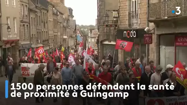 1500 personnes défendent la santé de proximité à Guingamp. Edition An Taol Lagad du 15 avril 2024