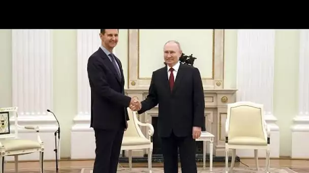 Vladimir Poutine et Bachar al Assad réaffirment leur soutien mutuel