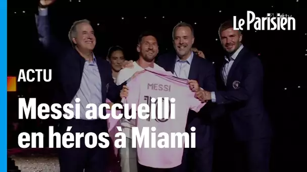 « On va beaucoup s'amuser » : 20 000 fans acclament Messi lors de sa présentation par l'Inter Miami